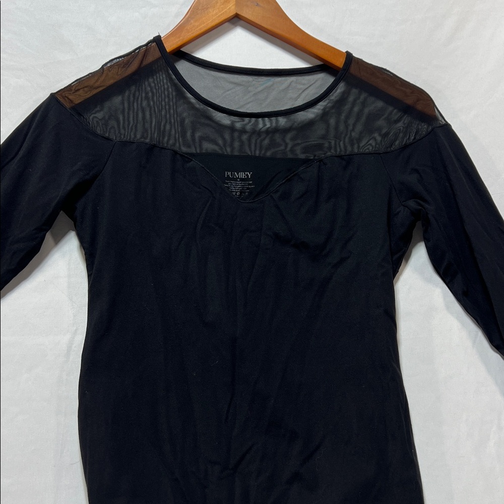 Pumiey bodysuit with sheer panel size M - Picture 4 of 10